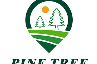 design modern tree logo