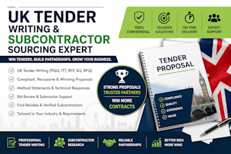 winning UK tender proposals and find reliable subcontract