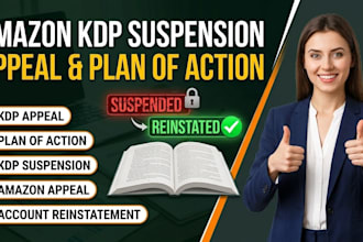 write a professional amazon KDP appeal letter for account reinstatement
