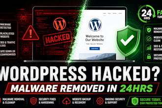 fix your hacked wordpress site, remove malware, and secure it