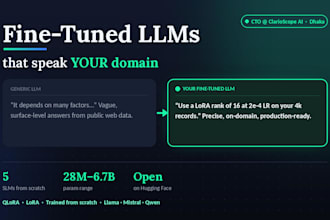 build custom llm and slm with qlora