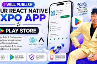 publish your react native expo app on google play store