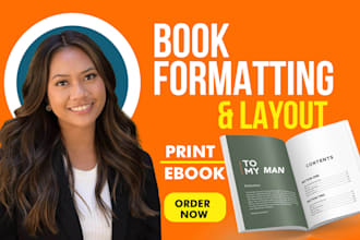 design book formatting and layout, KDP book formatting