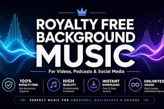 provide royalty free background music for your videos and podcasts