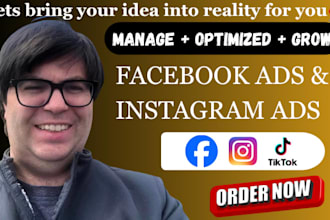 manage facebook ads campaign, instagram ads, meta ads marketing social commerce
