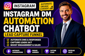 manychat chatbot, instagram dm automation, lead capture funnel