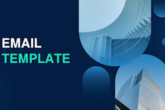 design an html email template
