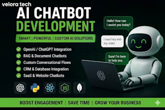build ai chatbot API for website or saas
