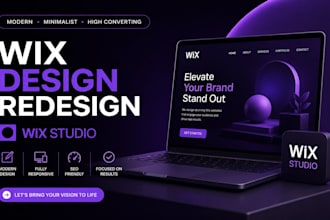 redesign, fix and optimize your underperforming wix website