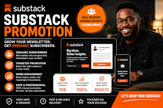 do organic substack promotion and get organic subscribers