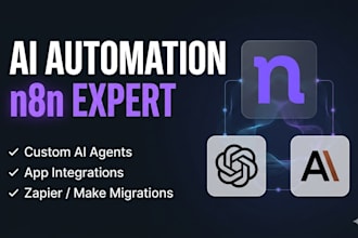 create ai automation workflows in n8n