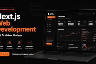 build your nextjs web app or landing page