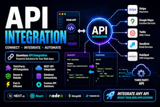 build scalable API integrated web applications