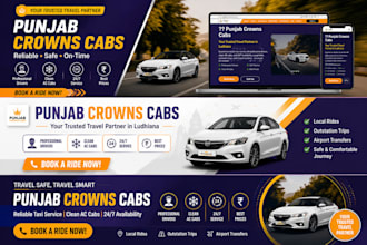 create taxi booking website like punjab crown cabs