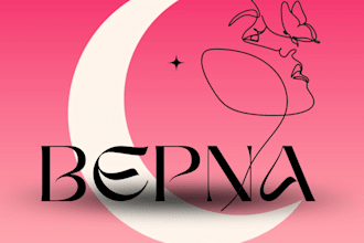 do modern and feminine beauty logo design