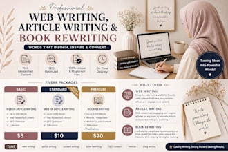 seo optimized web content, articles and blog posts