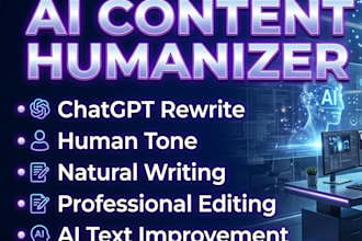 humanize ai content into natural human writing