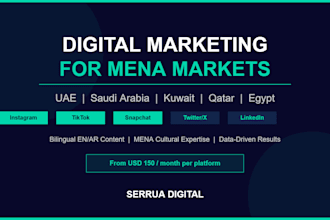 manage your digital marketing campaigns for uae, saudi arabia and mena markets