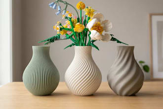 design custom vase, 3d flower vase, flower pot, for home decor and 3d printing
