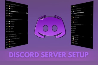 create a secure discord server setup with bots and moderation