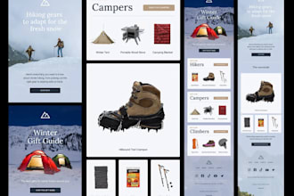 design professional outdoor email templates for your brand