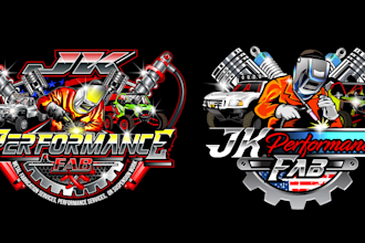 design high quality modern fabrication logo with creative concept