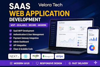 build saas web application and dashboard
