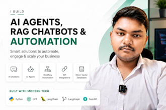 build ai agents, rag chatbots, and automation workflows