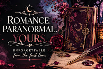 ghostwrite your romance or paranormal fiction novel