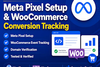 set up meta pixel and woocommerce conversion tracking
