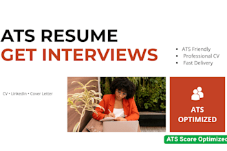create ats friendly resume CV and linkedin optimization