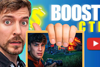 design viral mrbeast style youtube thumbnails