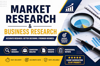 do professional market research and business research