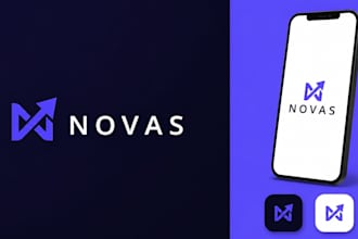 design modern tech, saas, crypto, and app logo design