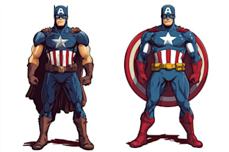 create comic characters design