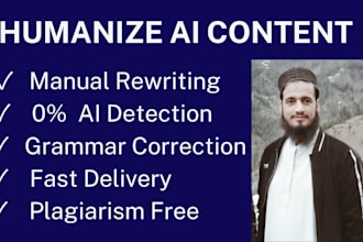 rewrite, proofread, and humanize your ai content