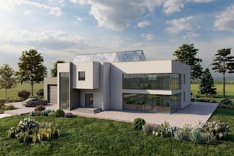 do professional 3d modeling in sketchup and rendering in lumion