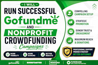 create and manage crowdfunding campaign for charity fundraising