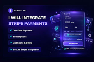 integrate stripe payment API for your website or app