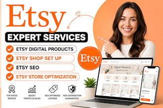 create etsy digital products, etsy shop set up, etsy digital products, etsy seo