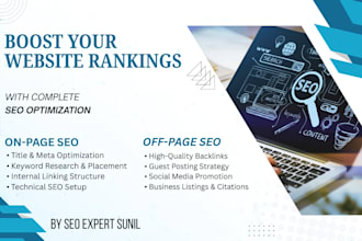 provide complete SEO service for your website