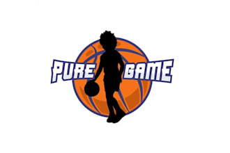 design unique pure game logo