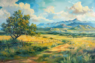 landscape oil painting art
