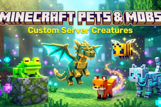 create custom minecraft mobs blockbench minecraft entity models creatures pets