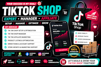 tiktok shop setup tiktok shop dropshipping expert tik tok shop affiliate manager