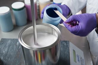 develop custom paint formulation for industrial and decorative coatings