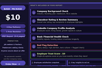 create employer audit report