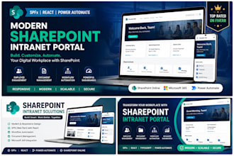 develop modern sharepoint intranet portal using spfx