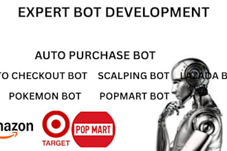 do scalping bot, auto purchase bot, auto checkout bot, pokemon bot, monitor bot