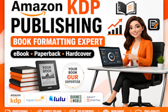 publish book on amazon kindle kdp, book formatting or amazon kdp book publishing